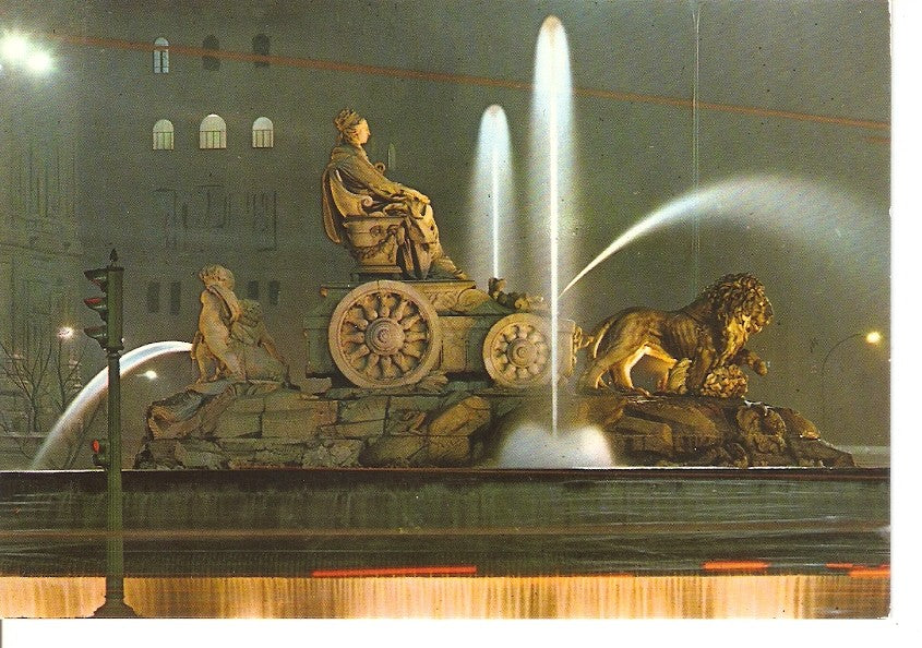 Postal 034187 : Madrid. La Cibeles  