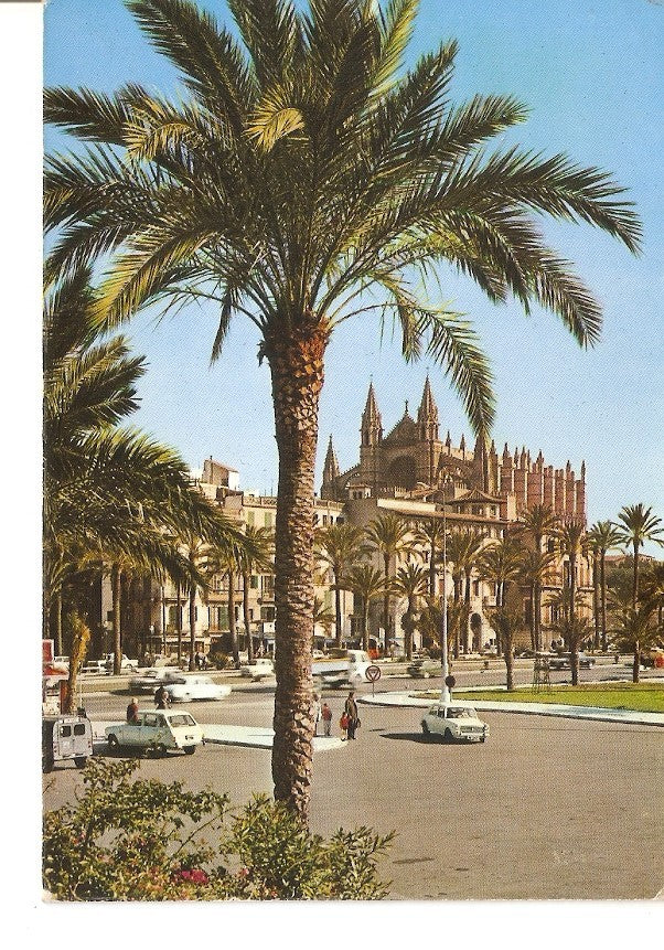 Postal 034208 : Mallorca (Baleares) España. Palma - Paseo Sagrera y la Catedral