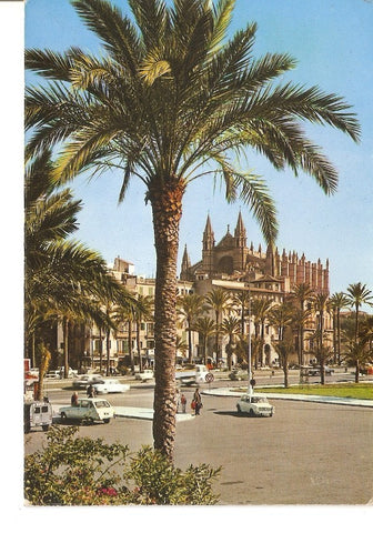 Postal 034208 : Mallorca (Baleares) España. Palma - Paseo Sagrera y la Catedral