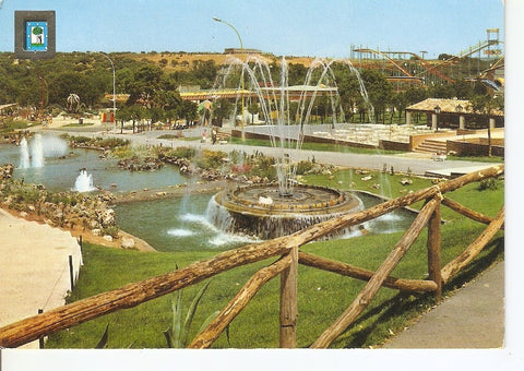 Postal 034211 : Madrid. Parque de atracciones fuentes