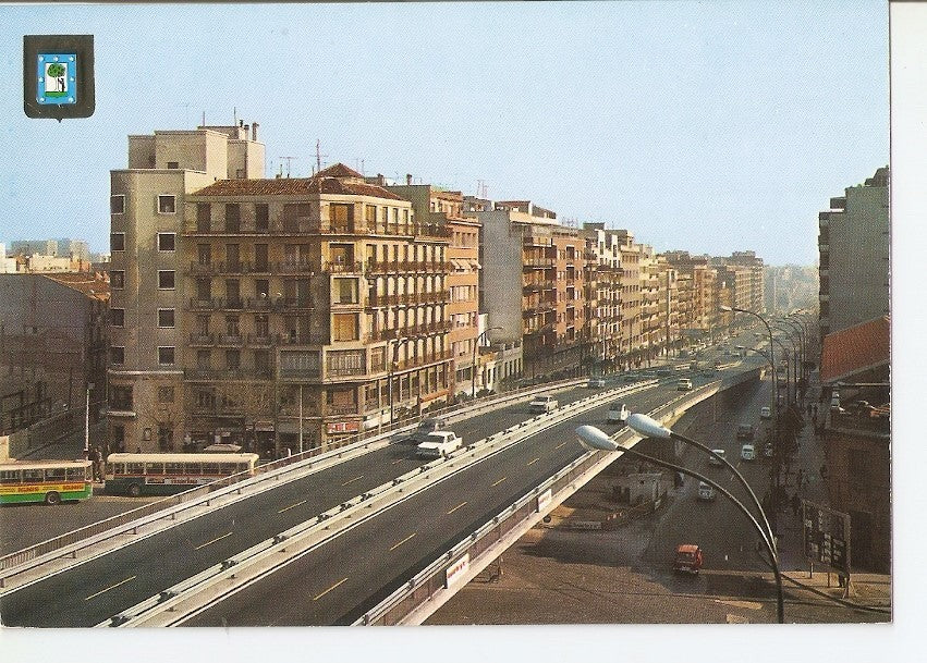 Postal 034213 : Madrid. Glorieta Cuatro Caminos y avenida Raimundo