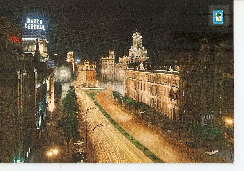 Postal 034216 : Madrid. La Cibeles y Calle Alcala