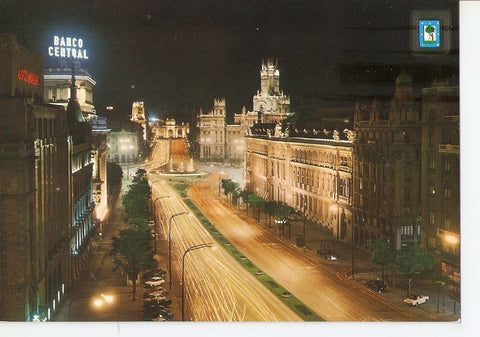 Postal 034216 : Madrid. La Cibeles y Calle Alcala
