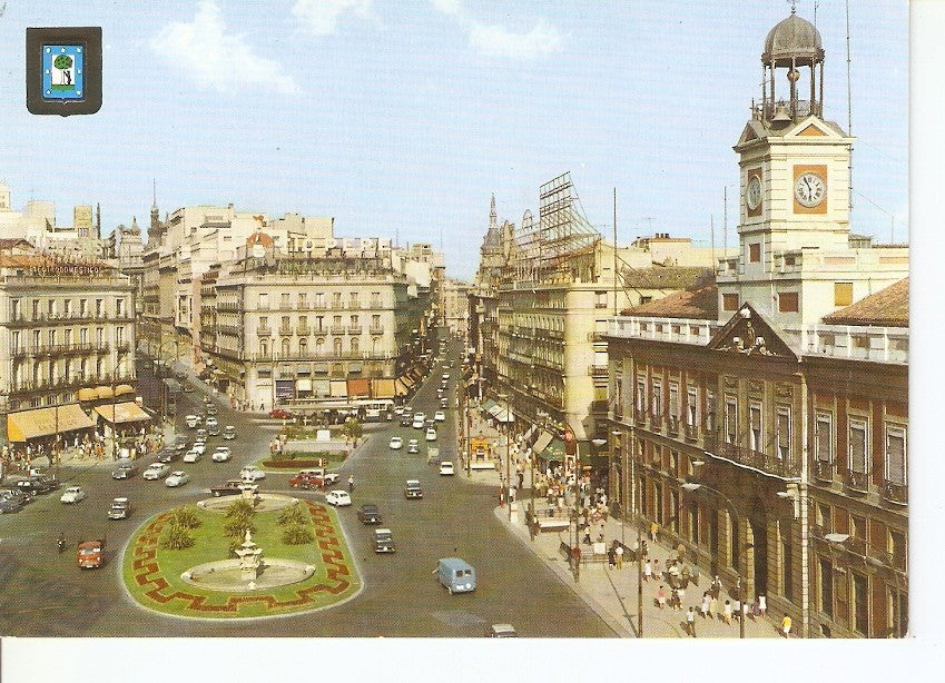 Postal 034217 : madrid. Puerta del Sol
