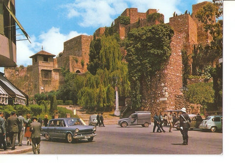 Postal 034279 : Malaga. Plaza de la Aduana y Alcazaba