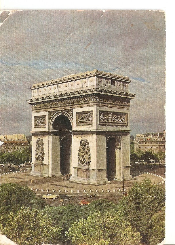 Postal 034289 : Paris. LArc de Triomphe de lEtoile