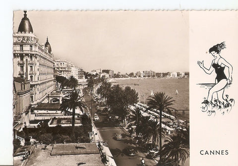 Postal 034319 : Cannes. La Promenade de la Croisette