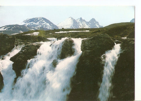Postal 034321 : Norway: View from Turtagro by the Sognefjell road Otta-Lom-Sognefjord towards
