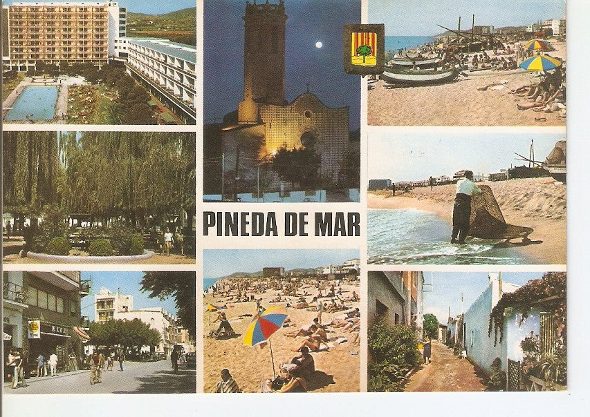 Postal 034329 : Pineda de Mar (Barcelona)