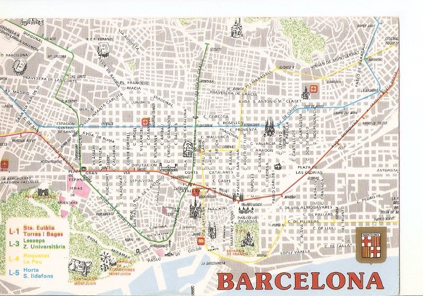 Postal 034333 : Barcelona
