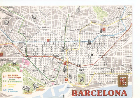 Postal 034333 : Barcelona
