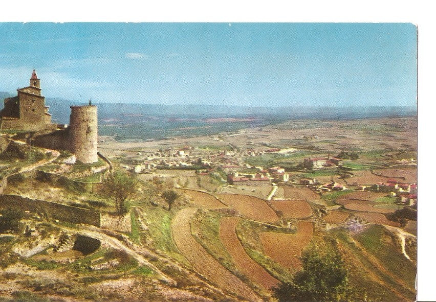 Postal 034336 : Castillo y vista general. Solsona