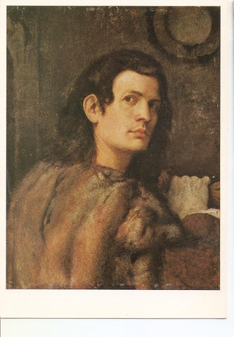 Postal 034369 : Giogione (1477-1510) Bildnis eines jungen Mannes Bayerische Staatsgemaldesammlungen Munchen