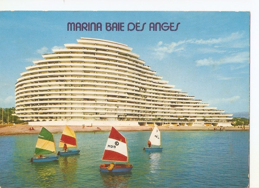 Postal 034375 : Marina Baie des Anges (architecte A. Minangoy). Cote dAzur - Loubet plage