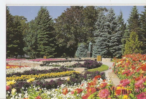 Postal 034379 : Montreal Quebec. Welcome Garden Montreal Botanical Garden