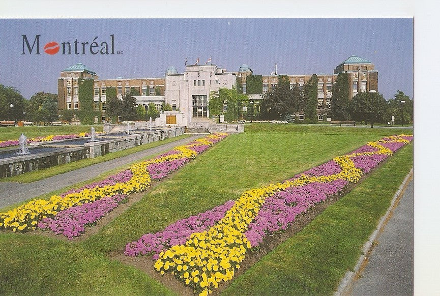 Postal 034381 : Montreal Quebec. The Montreal Botanical Garden