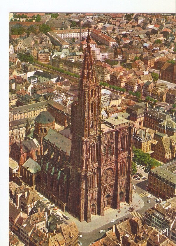 Postal 034407 : Strasbourg (Bas-Rhin). La Cathedrale. LAlsace
