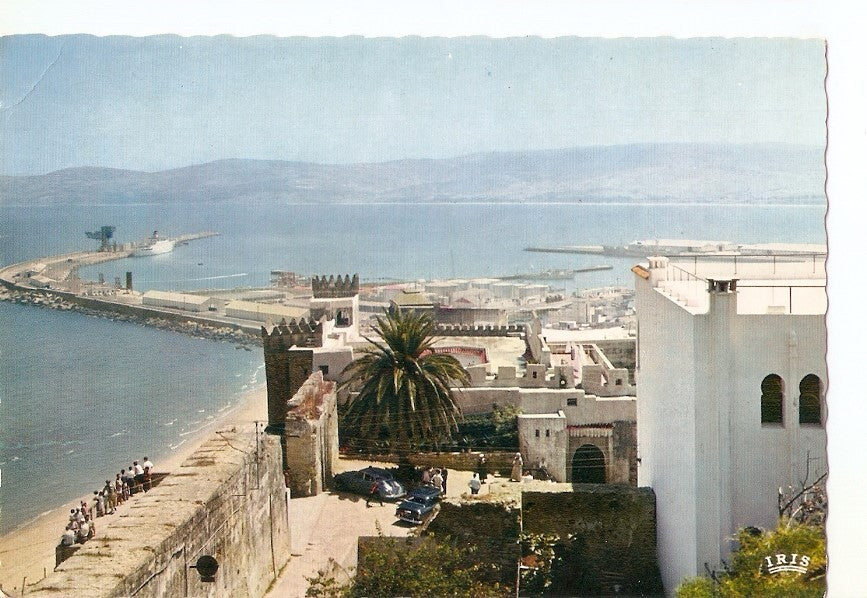 Postal 034422 : Tanger. La Baie vue du restaurant Le Detroit Riad-Sultan Kasbah