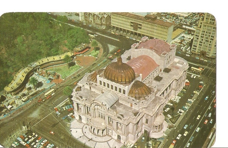 Postal 034425 : Palacio de Bellas Artes centro de cultura y arte Mexico D.F.
