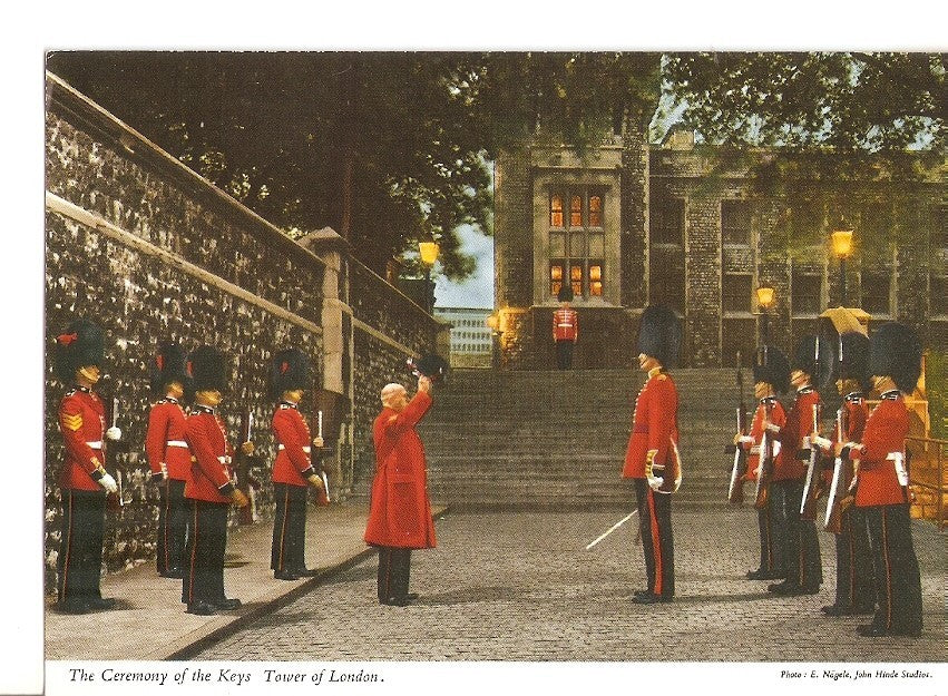 Postal 034432 : The Ceremony of the Keys Tower of London