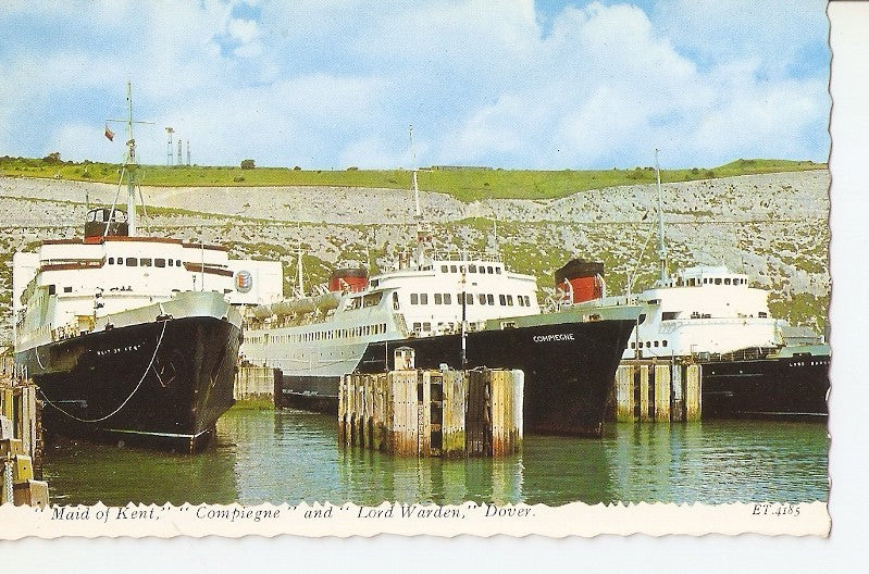 Postal 034444 : Maid of Kent Compiegne and  Lord Warden Dover