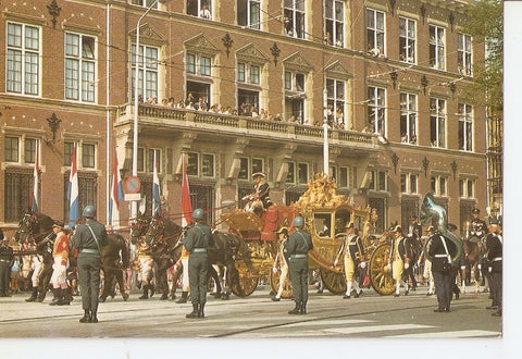 Postal 034453 : Den Haag / Holland. The Gilded Coach on the day of the opening of Parliament