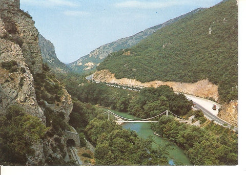 Postal 034475 : Larisa: Tempi Bridge of Saint Paraskevi