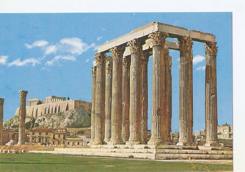 Postal 034476 : Athens: Temple of Olympius Zeus