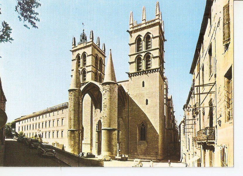 Postal 034495 : Montpellier (Herault). La Cathedrale Saint-Pierre