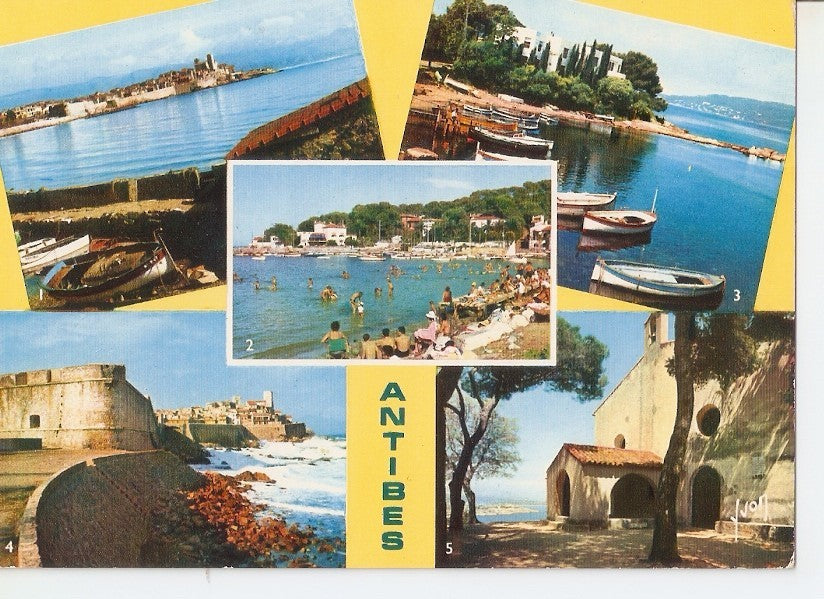 Postal 034503 : Cap dAntibes (Alpes-Maritimes). La Cote dAzur