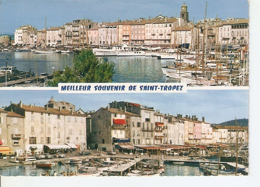 Postal 034513 : Francia la Cote des Maures. Saint Tropez (Var). Le port