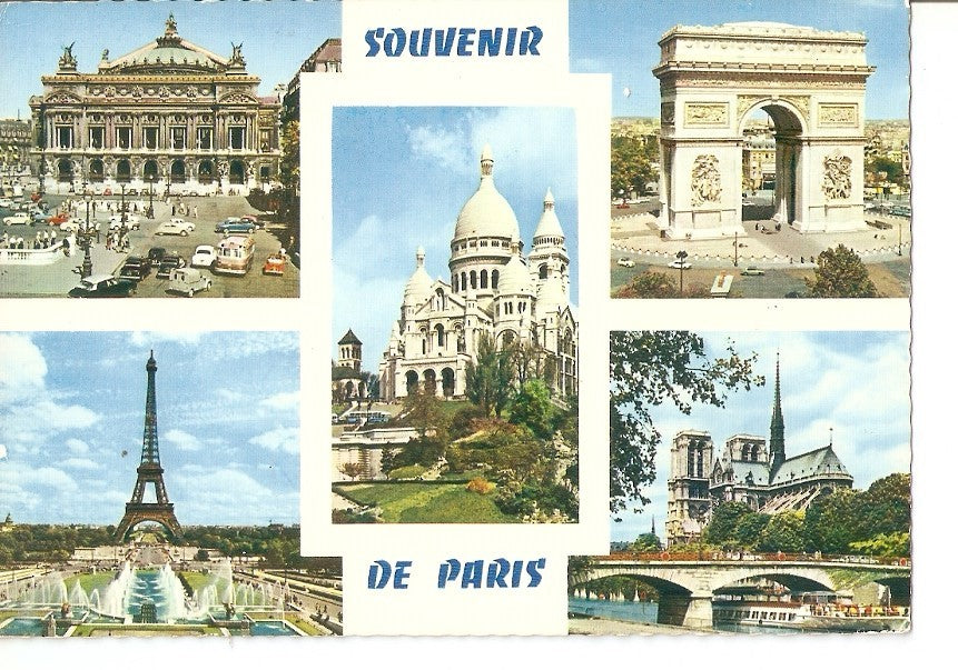 Postal 034518 : Souvenir de Paris