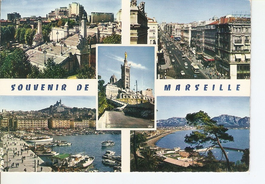 Postal 034519 : Marseille. Reflets de Provence