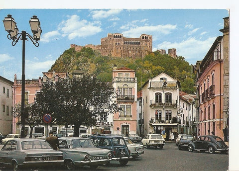 Postal 034541 : Leira (Portugal). Centre de la ville et la Château