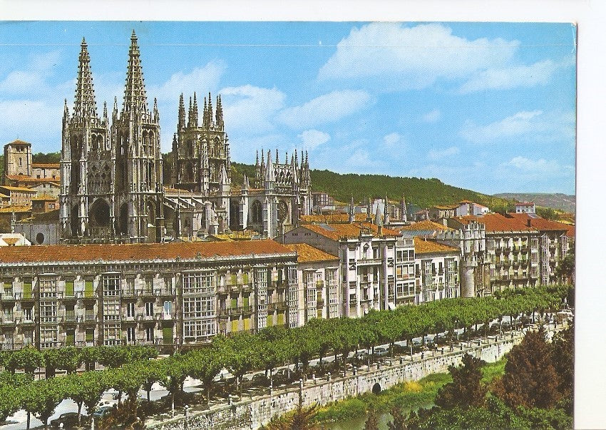 Postal 034569 : Burgos Av. Del Generalisimo y Catedral