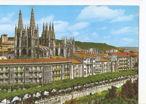 Postal 034569 : Burgos Av. Del Generalisimo y Catedral