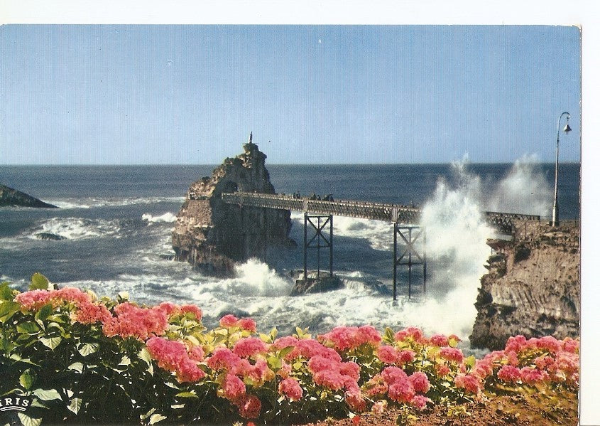 Postal 034586 : Biarritz. Le Rocher de la Vierge