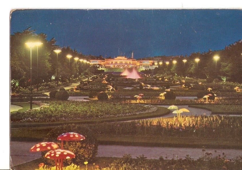 Postal 034683 : Estoril (Portugal). Vista nocturna do Parque