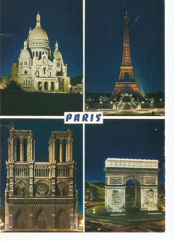 Postal 034685 : Paris la nuit