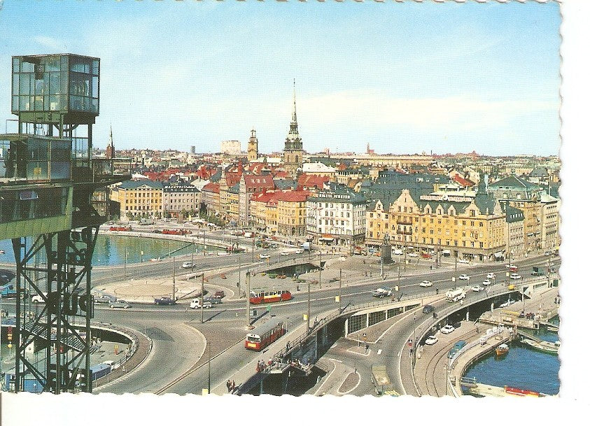 Postal 034717 : Stockholm. Slussen and the Old Town