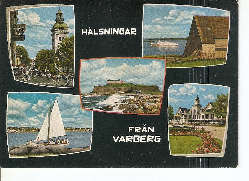 Postal 034720 : Halsningar Fran Varberg (Suecia)