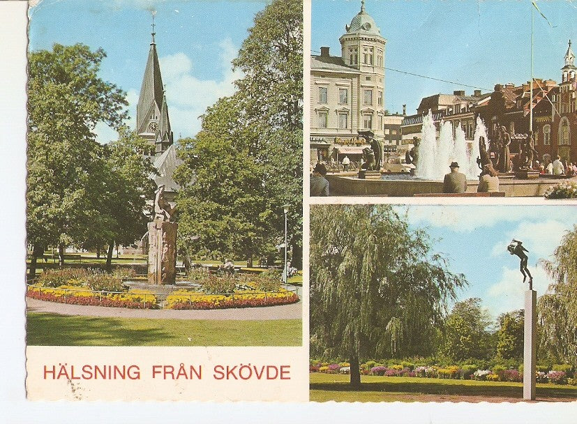 Postal 034724 : Halsning Fran Skovde (Suecia)
