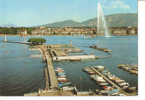 Postal 034728 : Geneve. Les bains des Pâquis