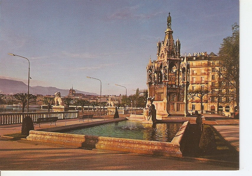 Postal 034732 : Geneve. Monument Brunswick