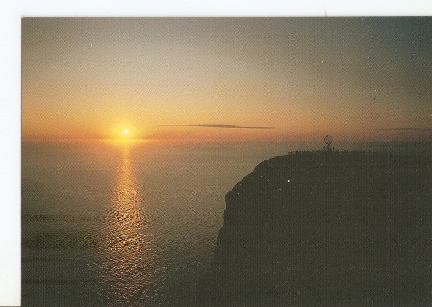 Postal 034753 : Midnattsol Pa Nordkapp Norway