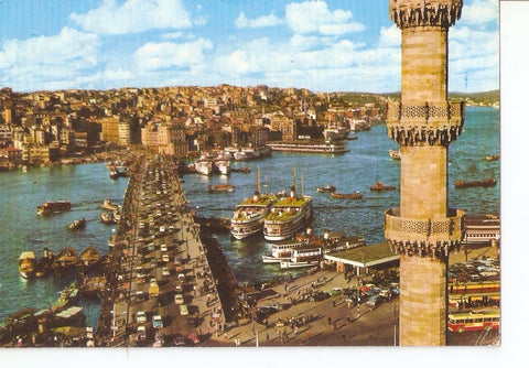 Postal 034759 : Galata Koprusu. The Galata bridge. Istanbul - Turkey