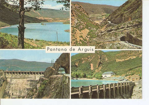 Postal 034793 : Pantano de Arguis (Huesca). En la ruta de Huesca a Francia
