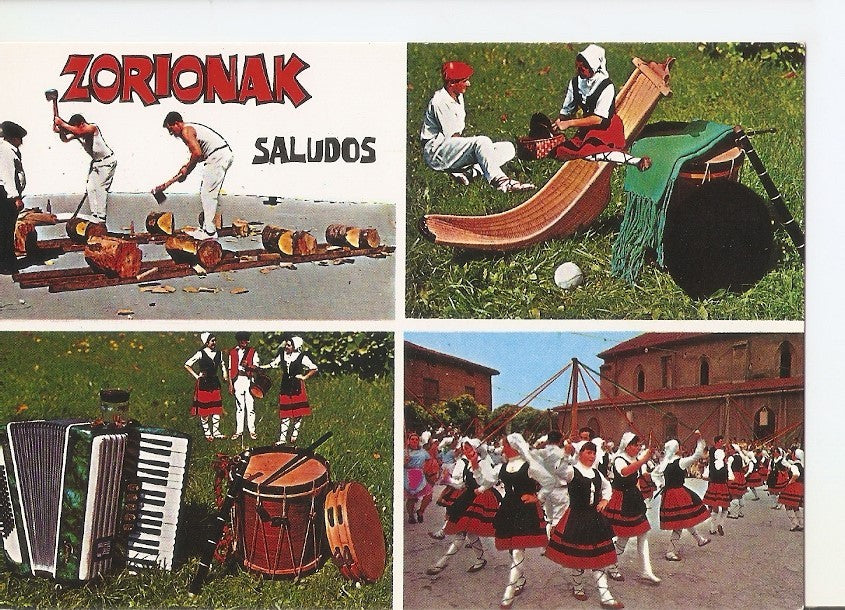 Postal 034797 : Euzko Folklore. Folklore vasco