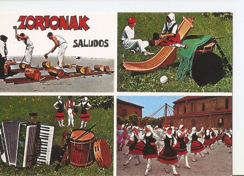 Postal 034797 : Euzko Folklore. Folklore vasco