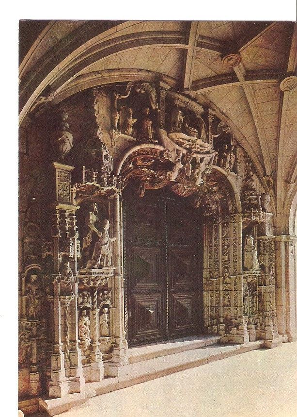 Postal 034813 : Mosteiro dos Jeronimos. Portico - Lisboa